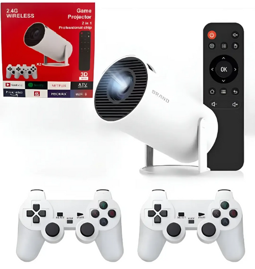 Proyector portátil con consola